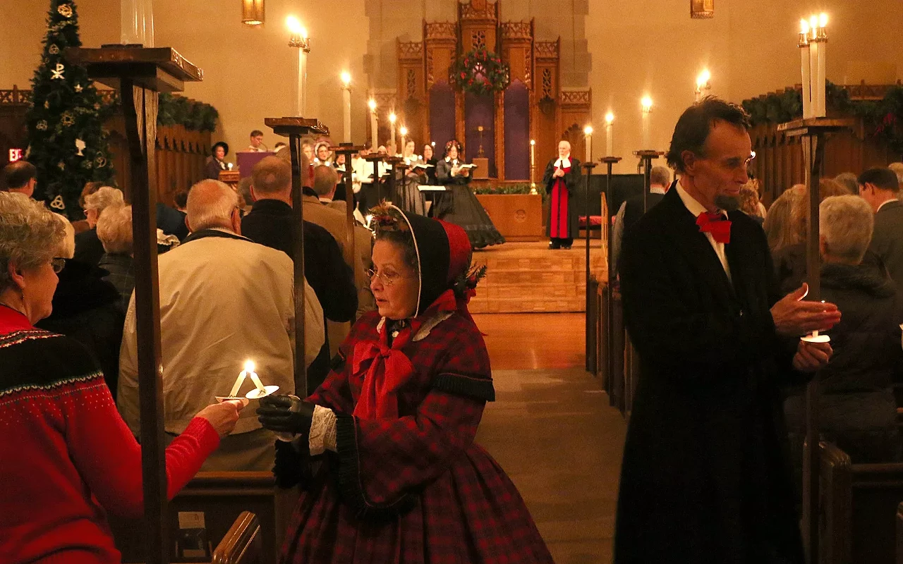Image: 1850s Carol Sing