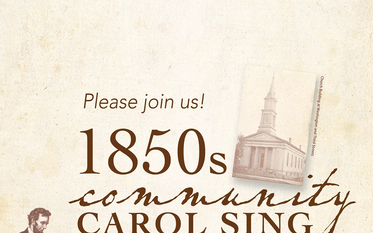 Image: 1850s Community Carol Sing
