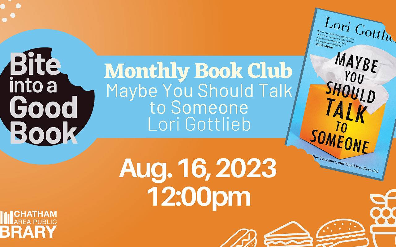 Image: August Bite into a Good Book Club