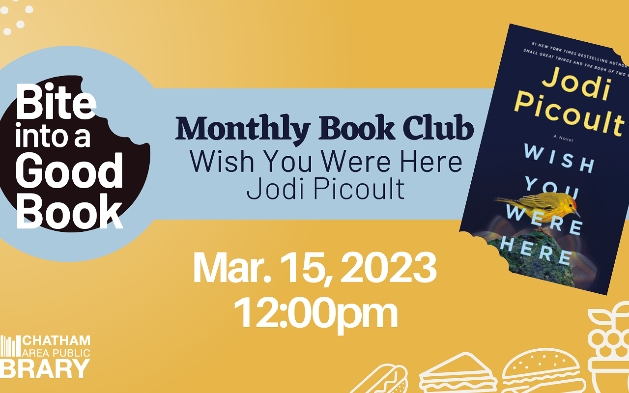 Image: Bite into a Good Book March Book Club
