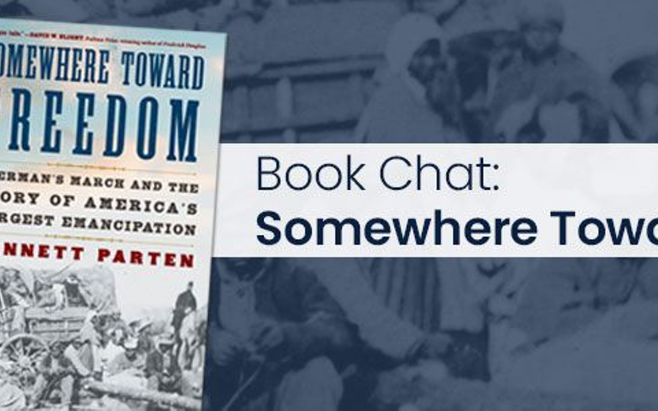 Image: Book Chat: Somewhere Toward Freedom