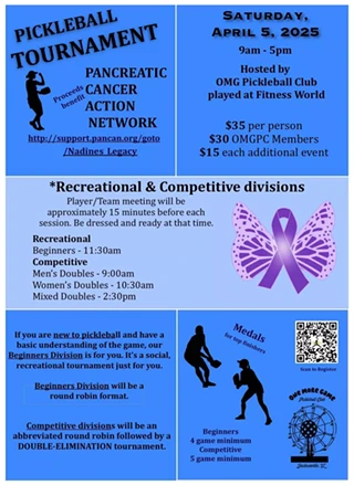 Image: Charity pickleball tournament