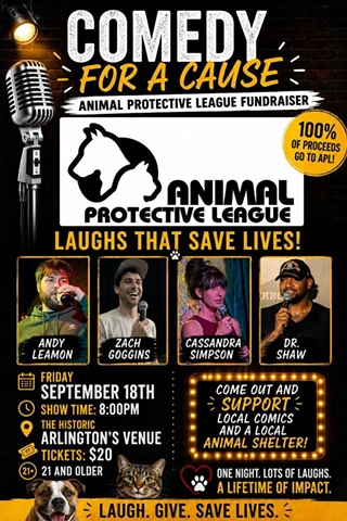 Image: Comedy Fundraiser for Animal Protective League