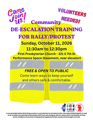 Image: De-Escalation Training for Rallies and Protests