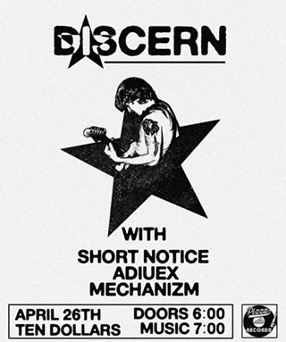 Image: Discern with Short Notice, Adieux, Mechanizm