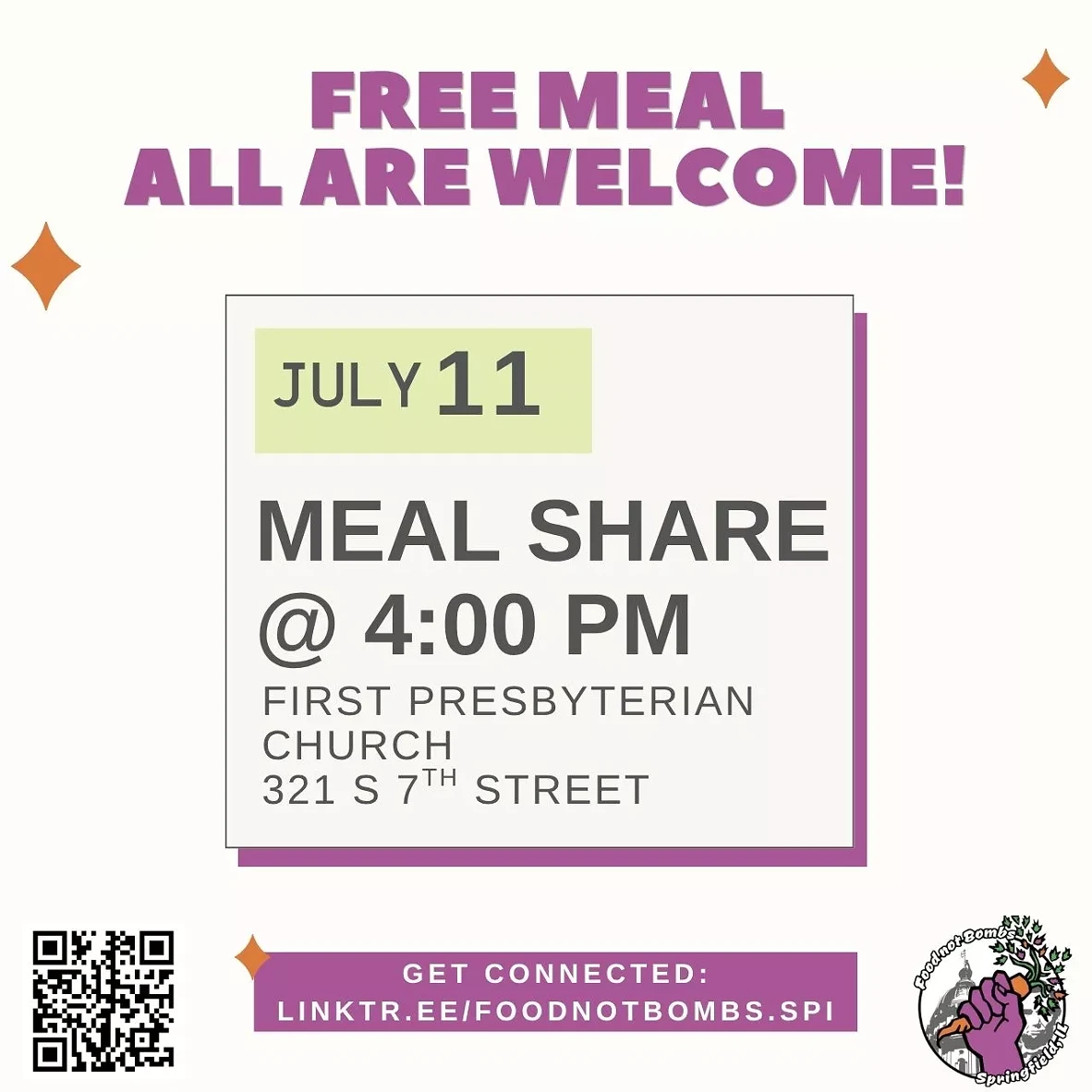 FNBSPI 7/11 Free Meal & Produce Flyer