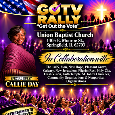 Image: "Get Out the Vote" Rally with special guest Calesta "Callie" Day