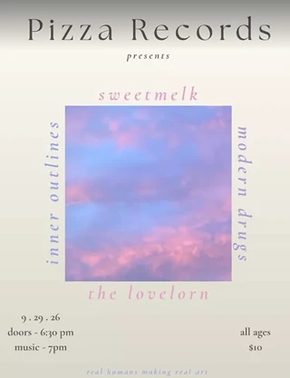 Image: Inner Outlines, Sweetmelk, Modern Drugs, The Lovelorn