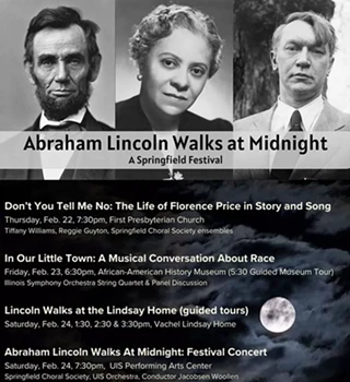 Image: Lincoln Walks at the Lindsay Home