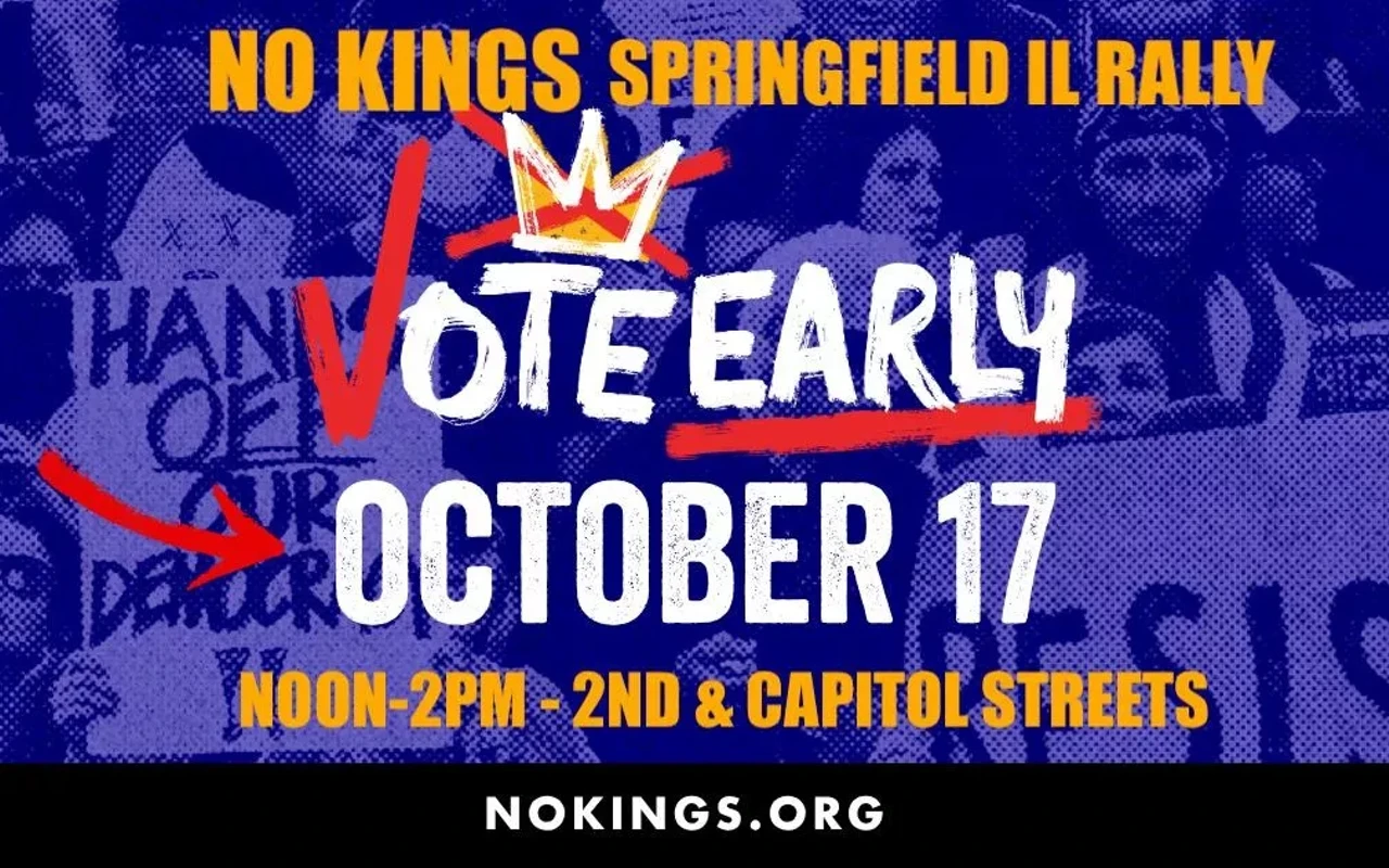 Image: No Kings: Vote Early Rally