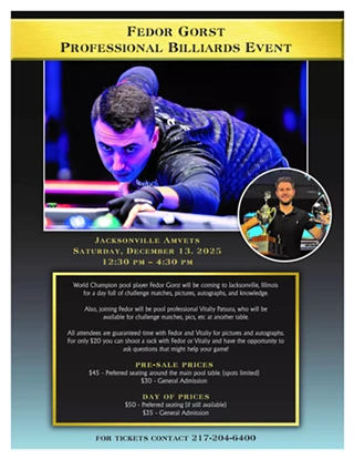 Image: Professional Billiards Event