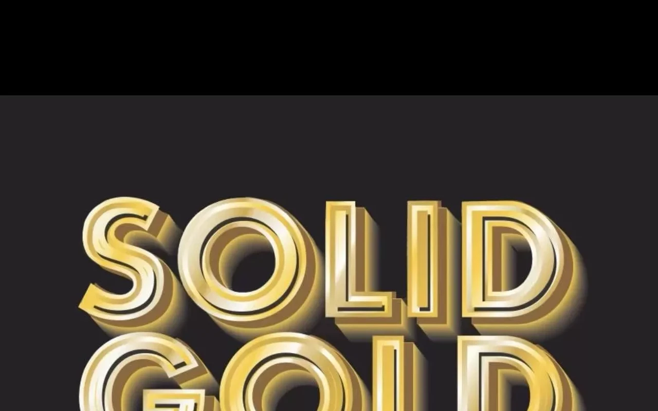 Image: Solid Gold with Patchwork
