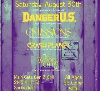 Image: The Woodchips, Crash Planet, Omissions, DangerUS