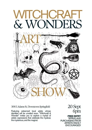 Image: Witchcraft and Wonder: A local art show